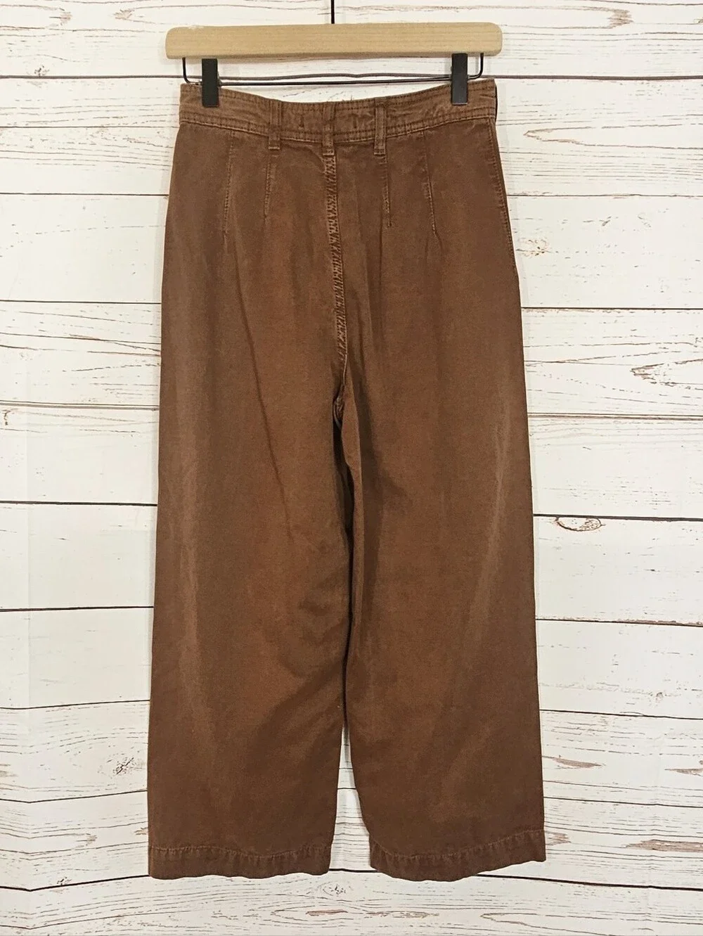 Free People | We The Free | Patti Brown Wide Leg Crop High Waist Pant